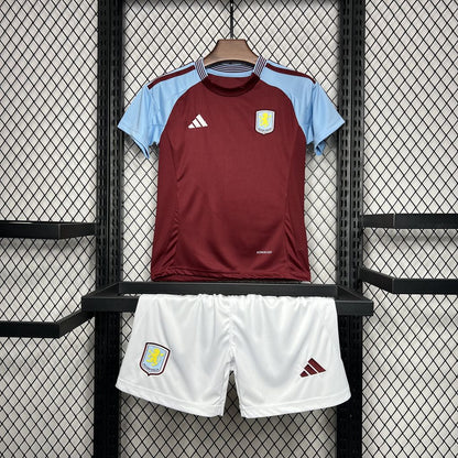 Kids Aston Villa 2024/25 Home Kit