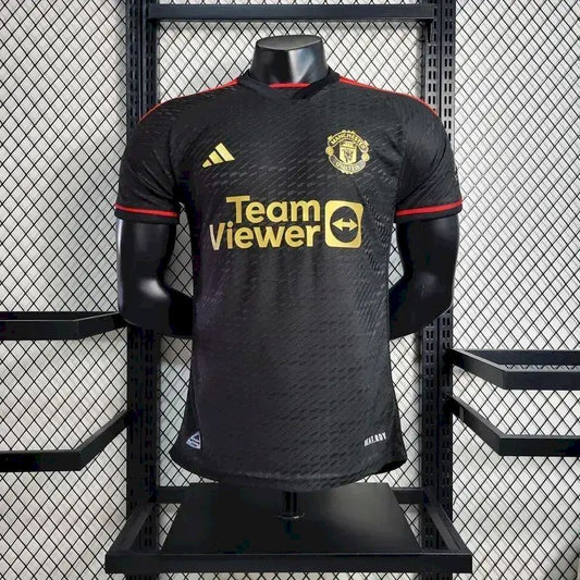 Camisa preta do Manchester United 2023/24 versão jogador