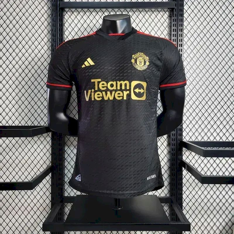 Camisa preta do Manchester United 2023/24 versão jogador