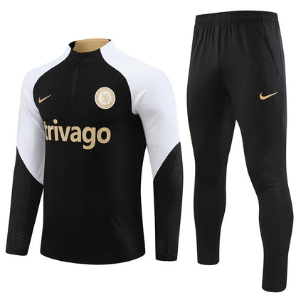 Suéter e calça Chelsea 2024/25 com zíper e meio zíper 14001