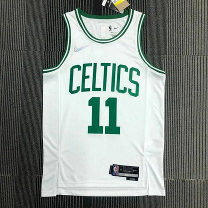 Camisa masculina Kyrie Irving branca do time – Edição de 75º aniversário