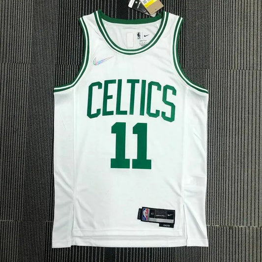Camisa masculina Kyrie Irving branca do time – Edição de 75º aniversário