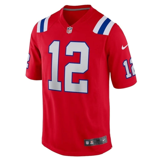 Jersey NFL New England Patriots Tom Brady 12