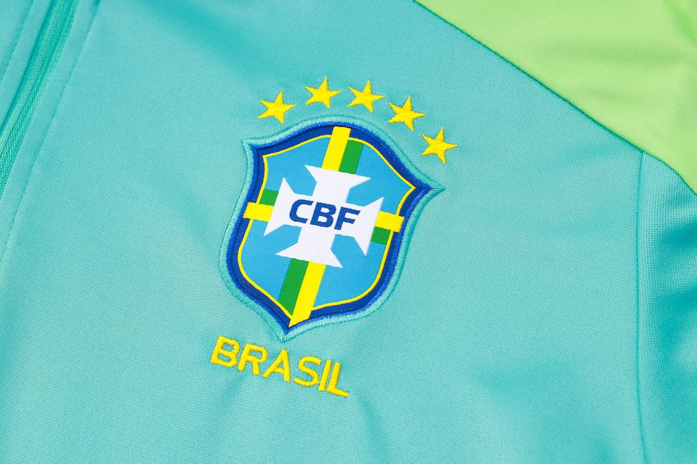 Suéter adulto com zíper e calça Brasil 2024/25 815