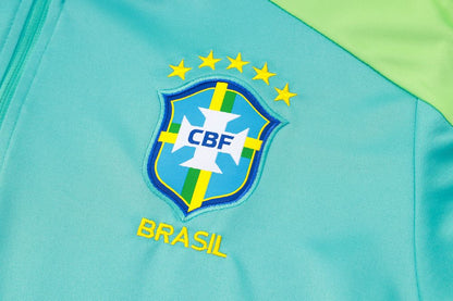 Suéter adulto com zíper e calça Brasil 2024/25 815