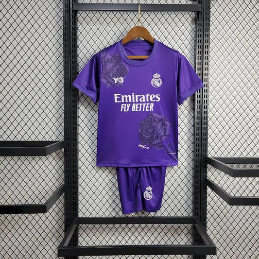 Kit Infantil Edição Especial Real Madrid 2024/25 Y 3 Rosa