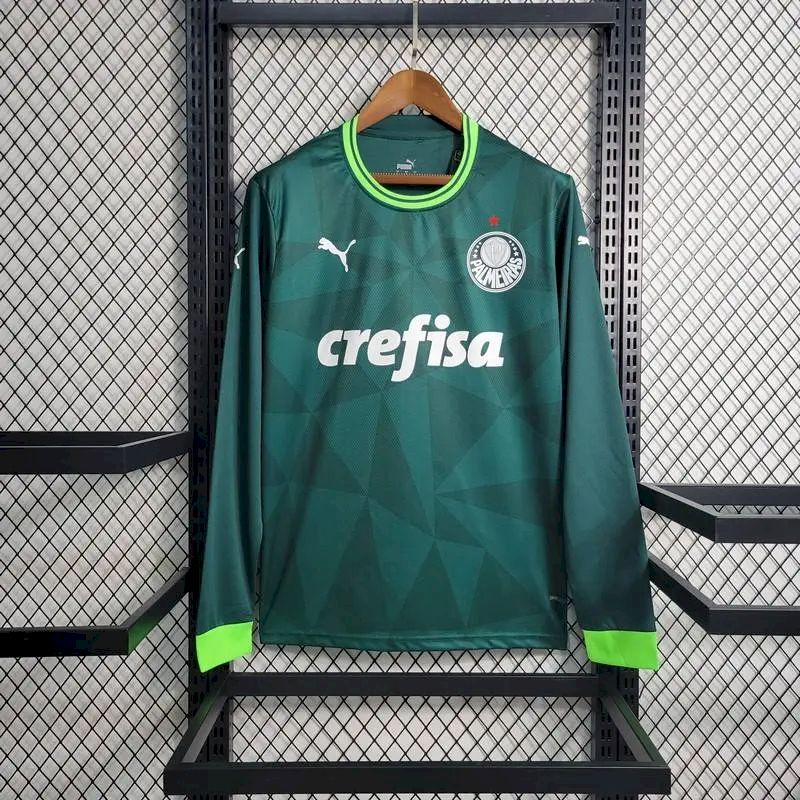 Men's Palmeiras 2023/24 Home Long Sleeve Jersey