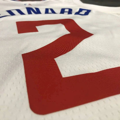 Camisa Kawhi Leonard Branca Masculina 2020-21 Versão Jogador – Edição Associação