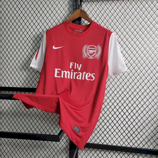 Camisa retrô do Arsenal 2011/12 comemorativa dos 125 anos