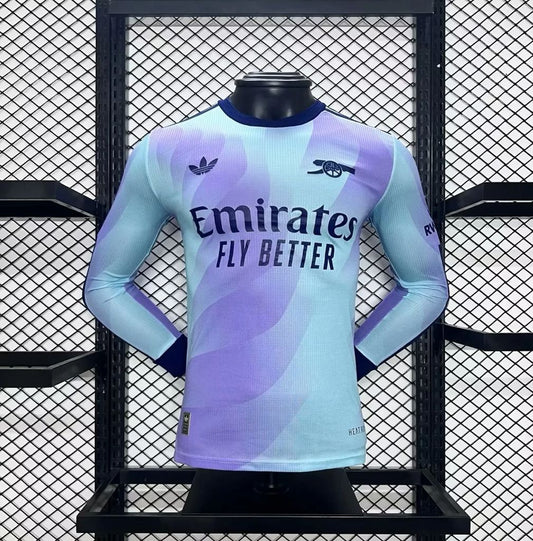 Camisa Arsenal Third 2024/25 de manga comprida, versão jogador