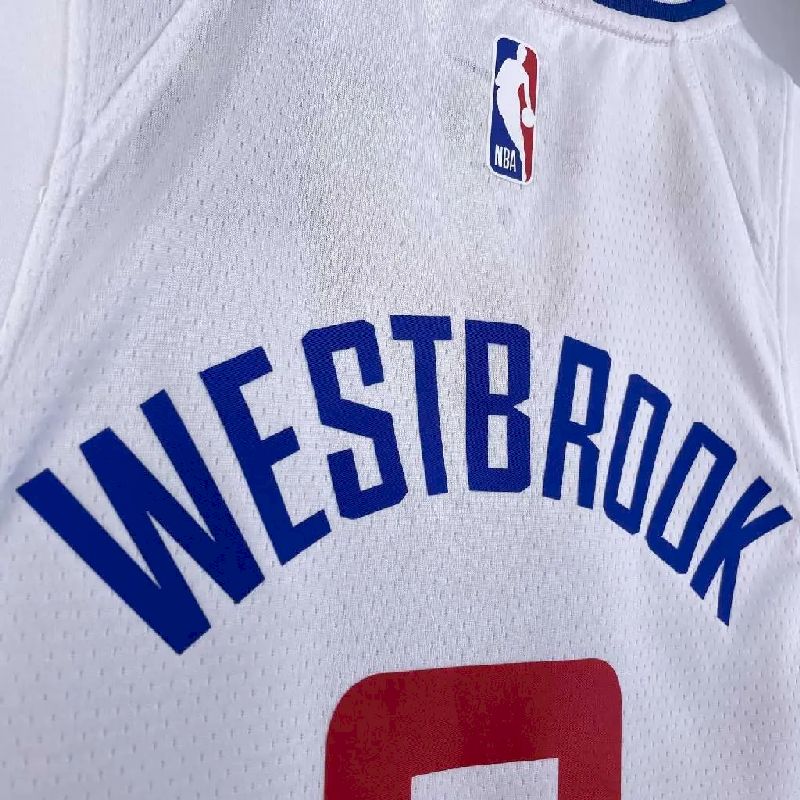 Men’s 2023 Russell Westbrook White Home Team Jersey