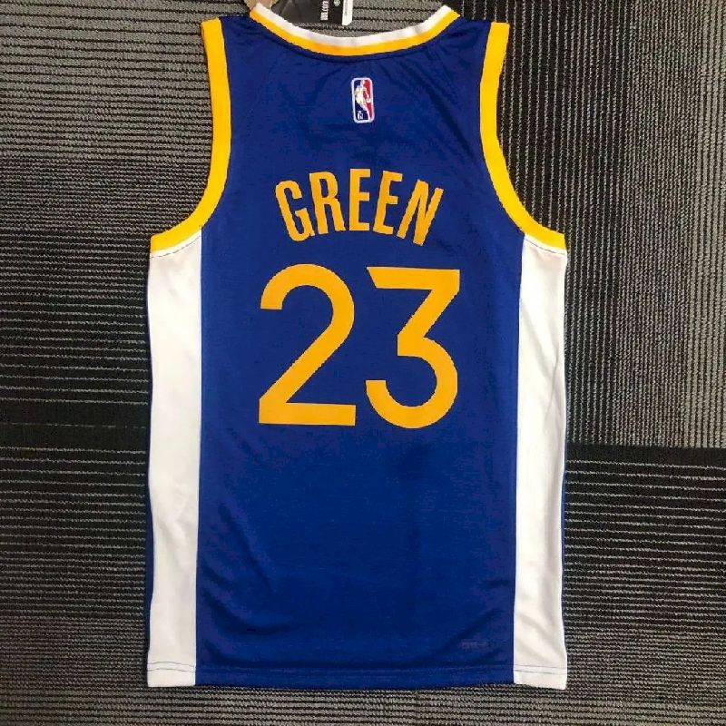 Men’s Draymond Green Blue Team Jersey – 75th Anniversary Edition