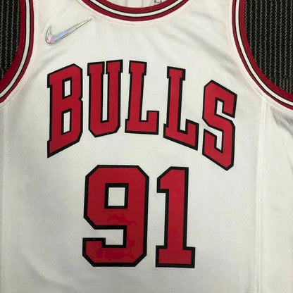 Camisa masculina Dennis Rodman branca – Edição de 75º aniversário