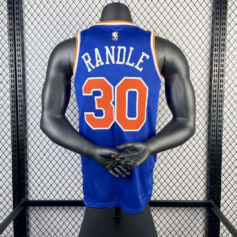 Men’s Julius Randle Away Blue Team Jersey
