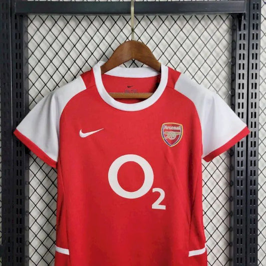 Camisa infantil do Arsenal 2002/04