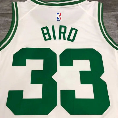 Camisa Larry Bird White Masculina Versão Jogador - Edição Associação