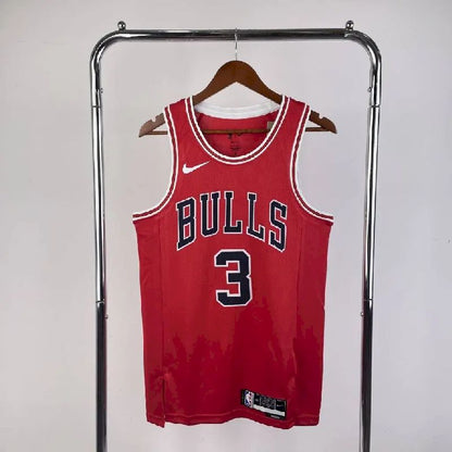 Camisa vermelha masculina do time Dwyane Wade