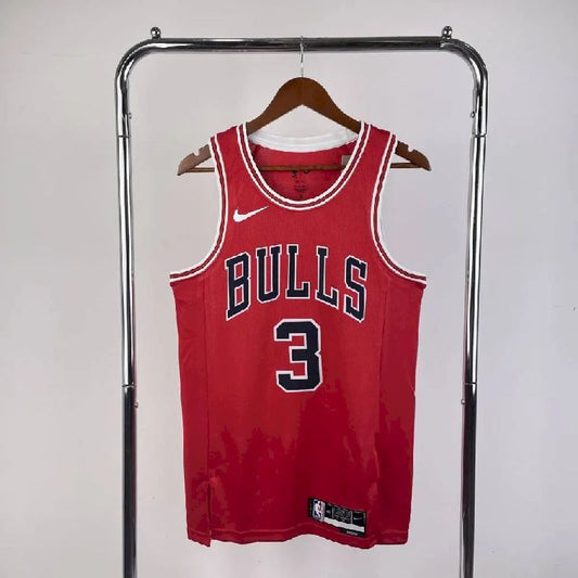 Camisa vermelha masculina do time Dwyane Wade