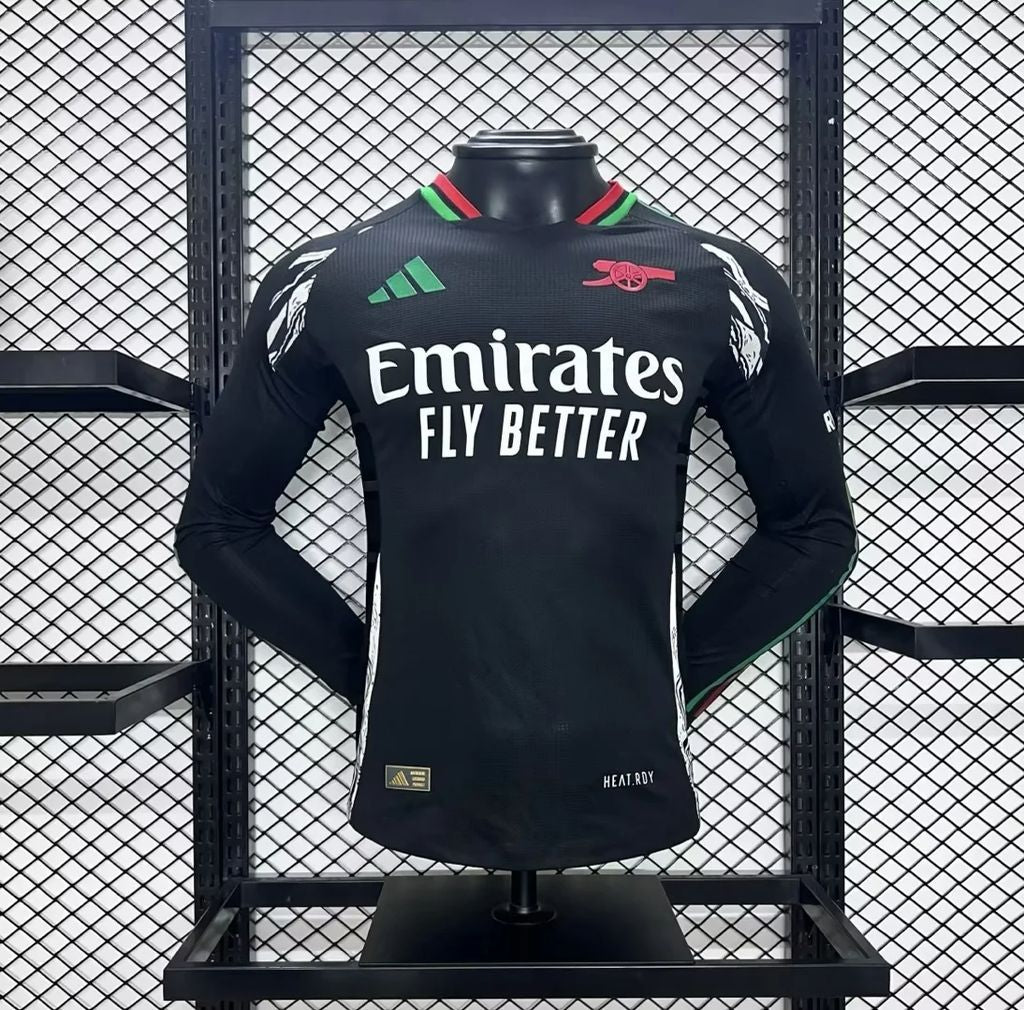 Camisa Arsenal Away 2024/25 de manga comprida, versão jogador