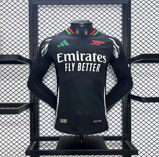 Camisa Arsenal Away 2024/25 de manga comprida, versão jogador