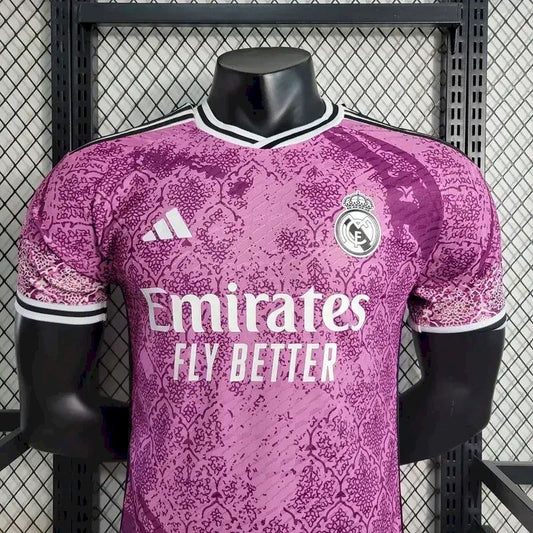 Camisa Real Madrid Edição Especial Rosa 2023/24 Versão Jogador