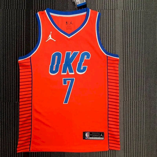 Camisa Carmelo Anthony Laranja Swingman Masculina – Edição Statement