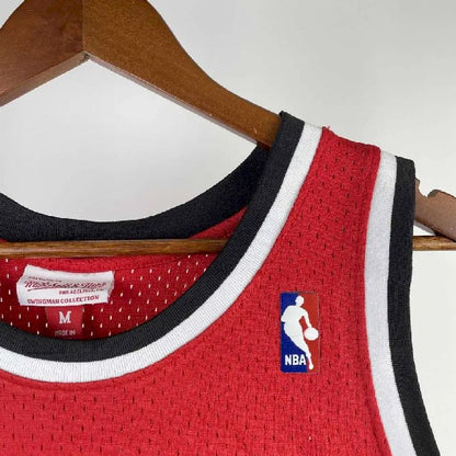 Men’s M&N 1983/84 Clyde Drexler Red Retro Jersey
