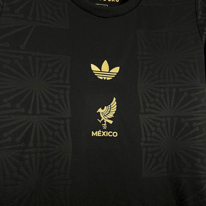 Camisa México 2025/26 Ouro-Preta Feminina