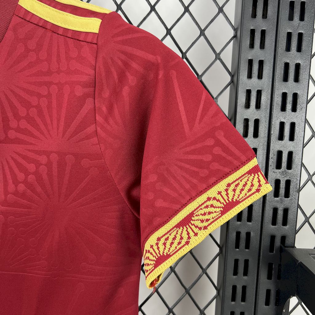 Mexico 2025/26 Gold Red Kids Kit