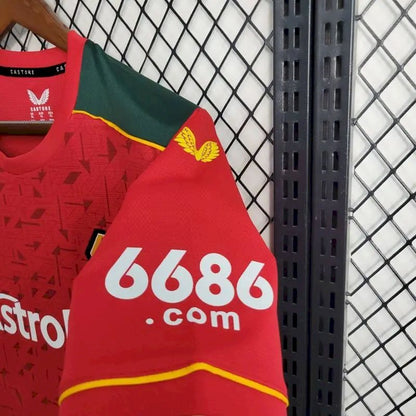 Camisa reserva do Wolves 2023/24
