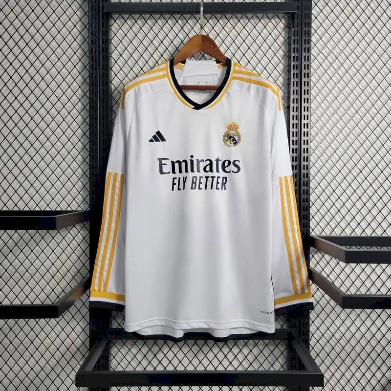 Camisa de manga comprida do Real Madrid 2023/24 Home