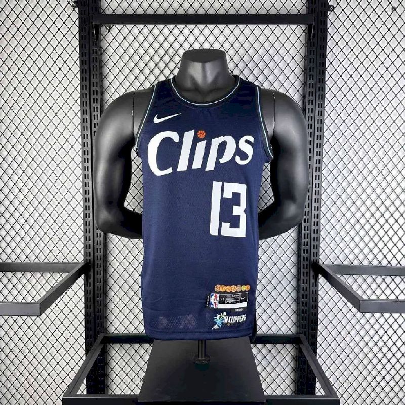 Camisa Paul George Azul Masculina 2024 – Edição City