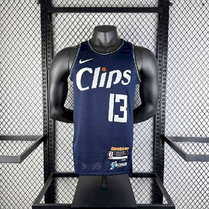 Camisa Paul George Azul Masculina 2024 – Edição City