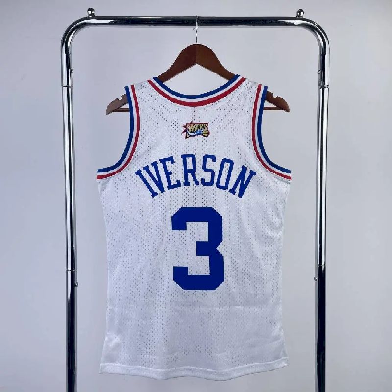 Camisa Allen Iverson All Star Branca Retro Masculina 2003