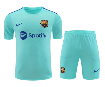 Camisa de treino adulto Barcelona 2023/24 + short 418