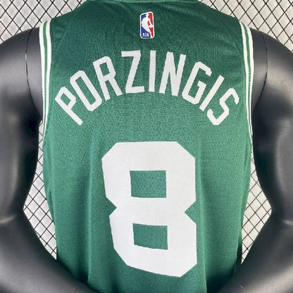Camisa masculina Kristaps Porzingis verde da equipe