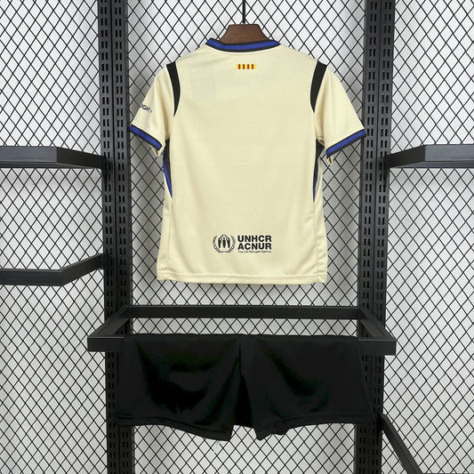 Barcelona 2025/26 Away Kids Kit