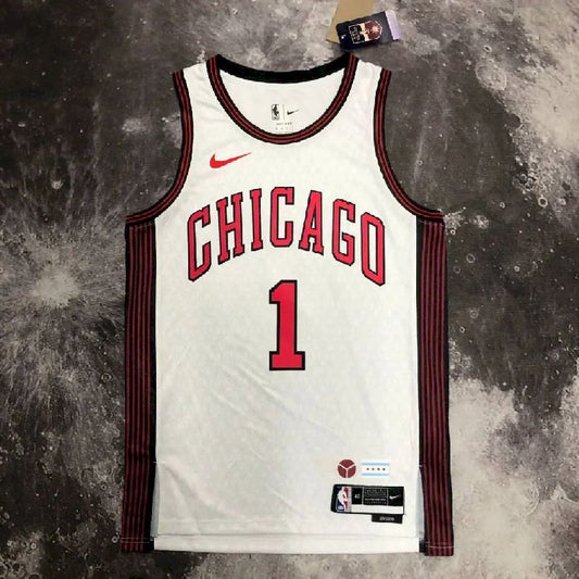 Camisa Derrick Rose Branca Masculina - Edição Cidade