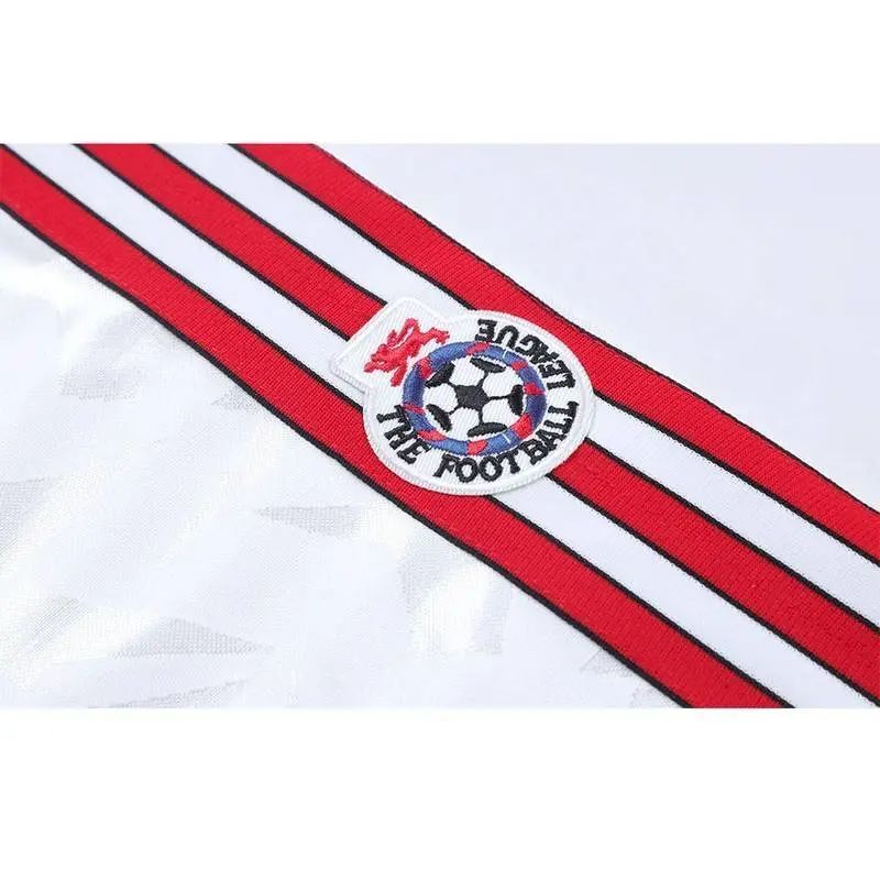 Camisa retrô de mangas compridas da Copa dos Vencedores das Copas de 1991 do Manchester United