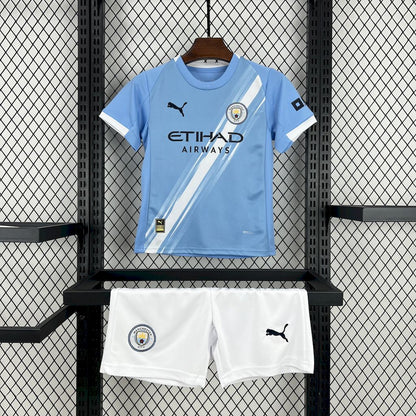 Kids Manchester City 2025/26 Home Kit