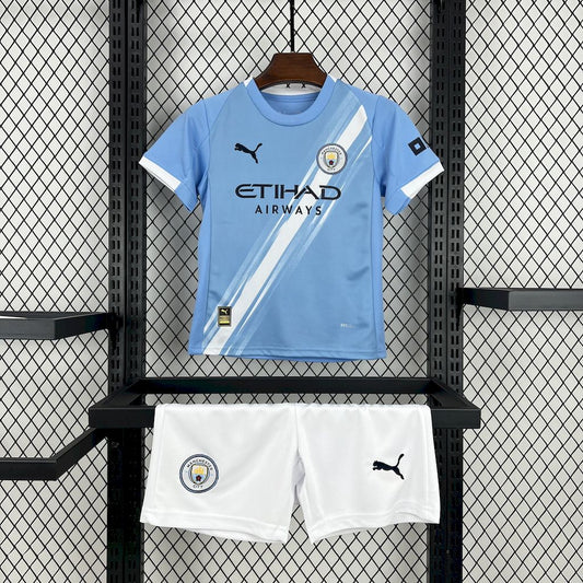 Kids Manchester City 2025/26 Home Kit