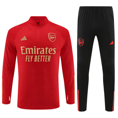 Suéter e calça Arsenal 2023/24 com zíper e meio zíper 14001