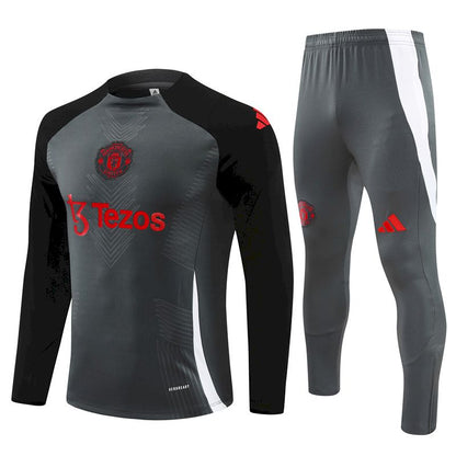 Suéter e calça adulto Manchester United 2024/25 com zíper 14001