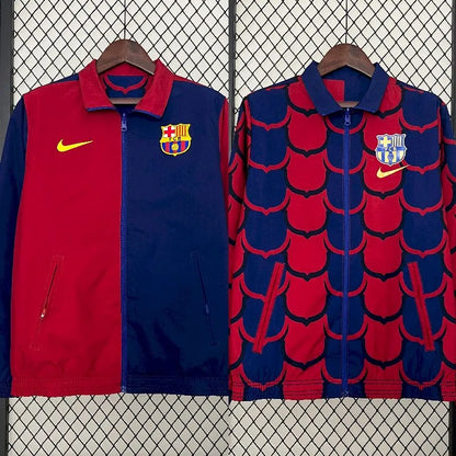 Corta-vento dupla face Barcelona 2024-25
