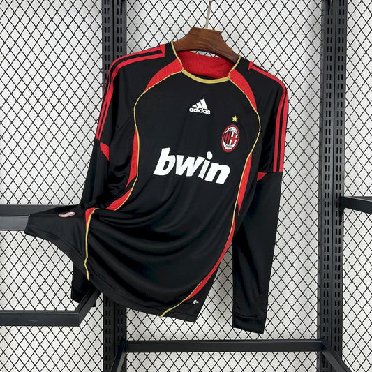 Camisa retrô de mangas compridas do AC Milan 2006/07 Third
