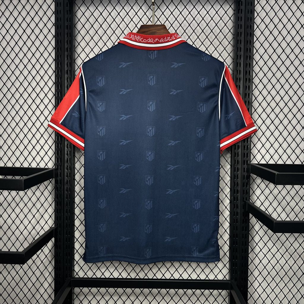 Camisa reserva retrô do Atlético de Madrid 1998/99