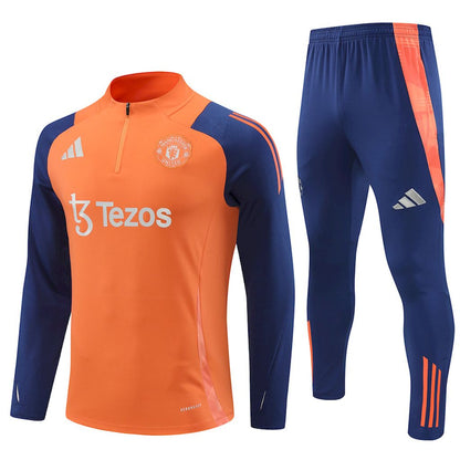 Suéter e calça adulto Manchester United 2024/25 com zíper 14001