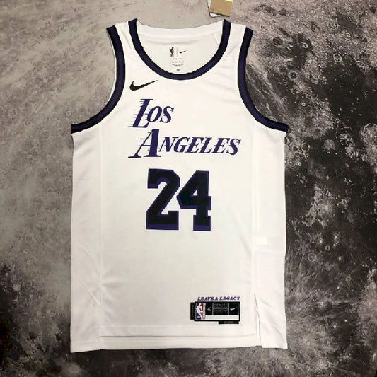 Men’s Kobe Bryant White Team Jersey – City Edition