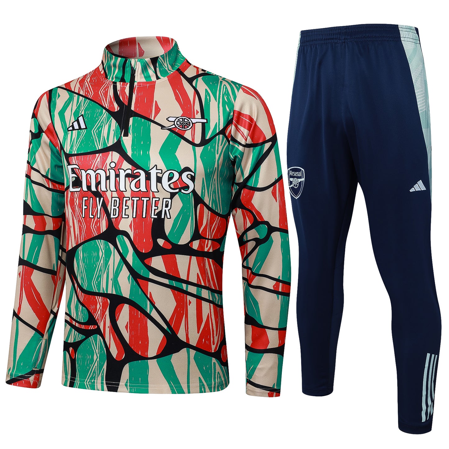 Suéter e calça Arsenal 2024/25 com zíper 815