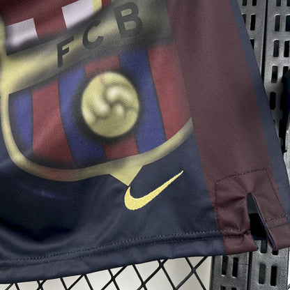 Barcelona 2000/01 Home Retro Skeleton Shorts